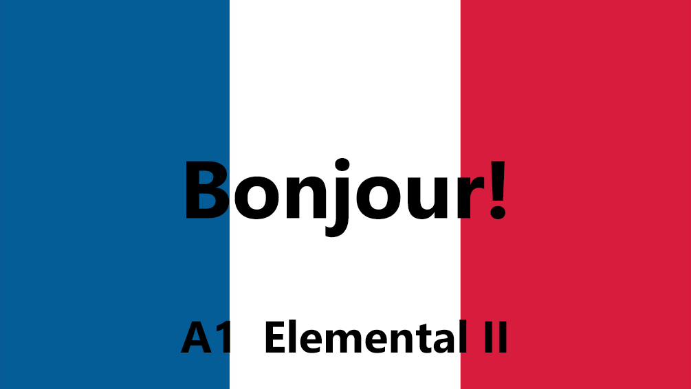 Curso de Francés elemental II (A2)